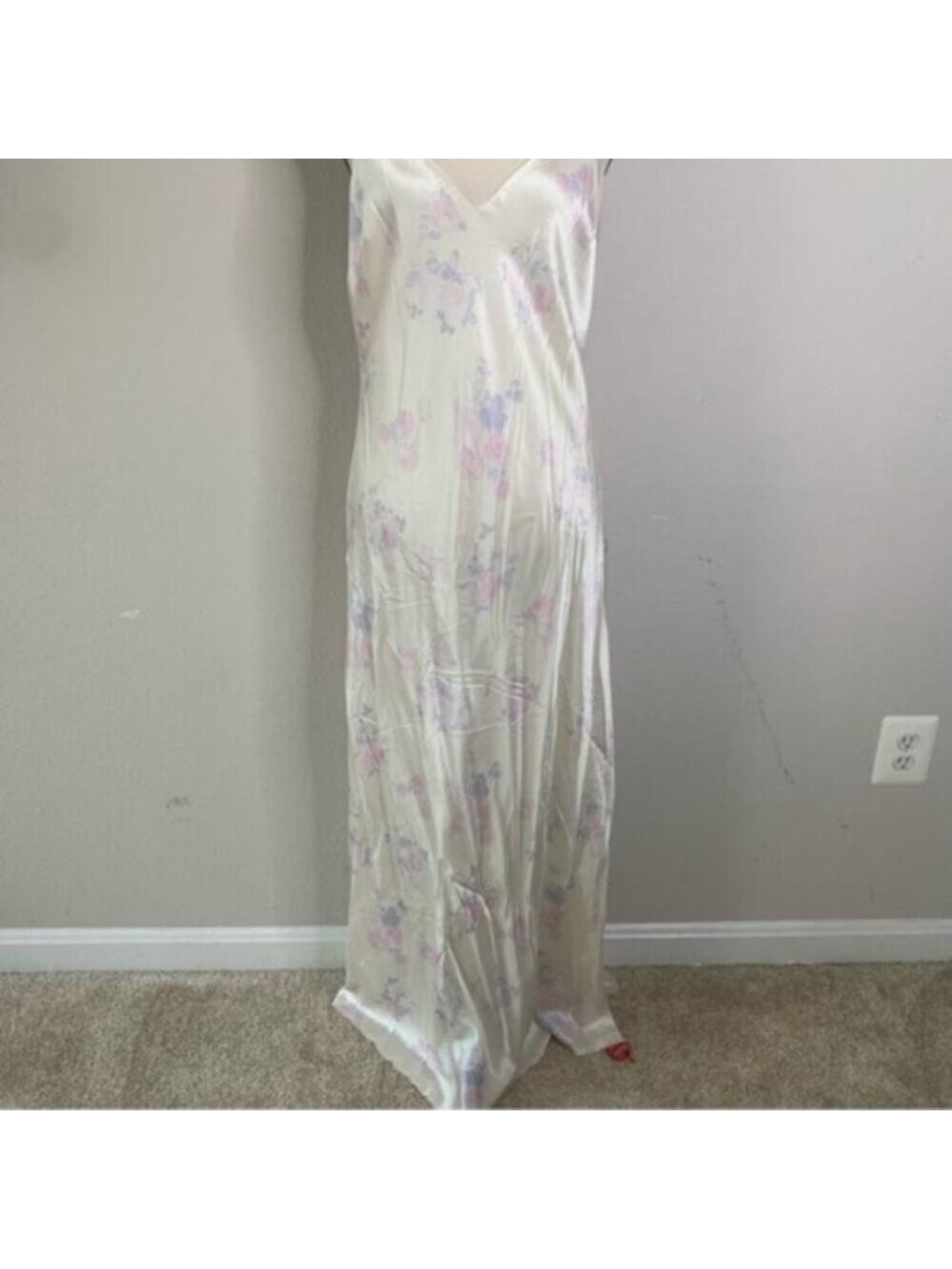 NWT LoveShackFancy Elizabella Lilac Pearl Maxi Dress - Picture 11 of 17
